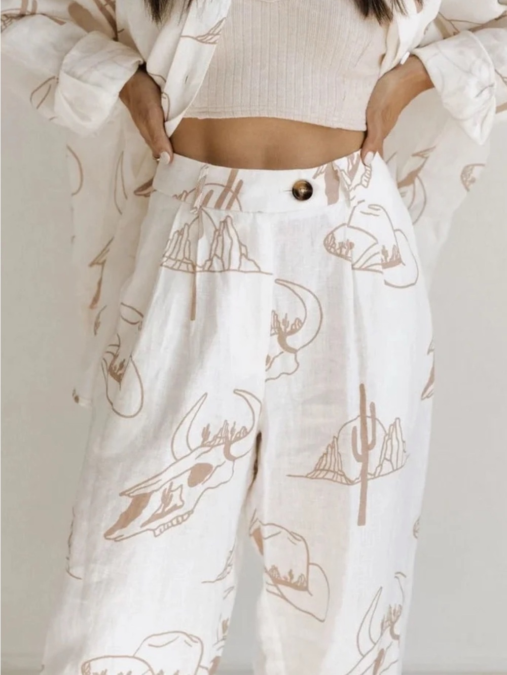 Hendriks Jasmine Pants desert print